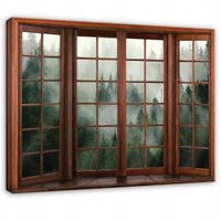 Obraz Na Płótnie Do Sypialni Salonu Okno 3D 60x40