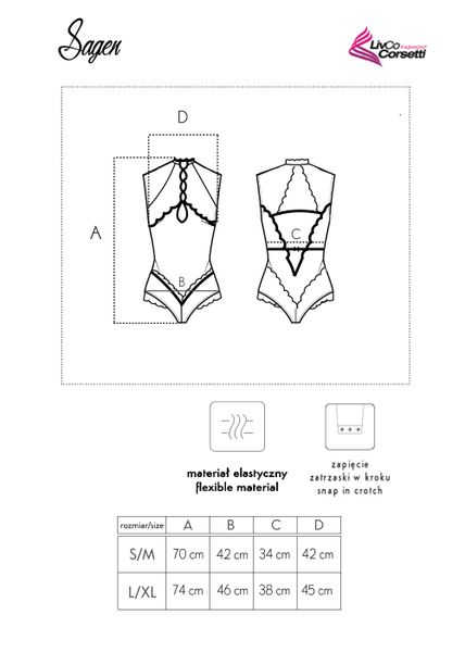 Body Sagen rozmiar - S/M zdjęcie 6