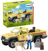 SCHLEICH FARM WORLD SAMOCHÓD WETERYNARZA