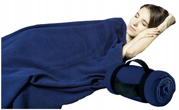 KOC POLAROWY 150x120 cm 180g/m2 piknik pomarańcz zdjęcie 4