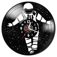 Zegar ścienny z płyty winylowej Astronauta 249.14