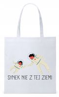 Dla Syna Syneczka Prezent Torba Eco Biała Shopper Z Nadrukiem Ze Zdjęciem