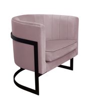 Fotel Glamour podstawa czarna MG55