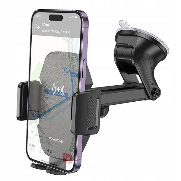 UCHWYT SAMOCHODOWY Z ŁADOWARKĄ INDUKCYJNĄ 15W DO TELEFONU +KABEL ŁADOWANIEM zdjęcie 14