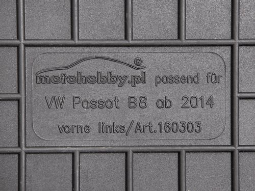 VW Passat B8 14- PRZODY DYWANIKI GUMOWE DEDYKOWANE na Arena.pl