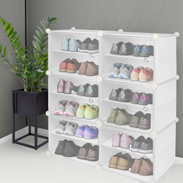 Szafka modułowa na buty PETRA biała zdjęcie 5