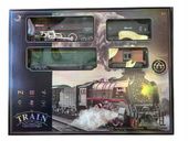 POCIĄG KOLEJ TORY MADEJ ŚWIATŁO DŹWIĘK