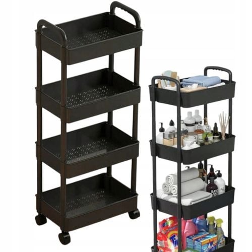 SZAFKA MOBILNA NA KÓŁKACH PÓŁKA REGAŁ ŁAZIENKOWY na Arena.pl