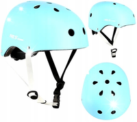 Kask Wentylowany Rowerowy na Rower Rolki Hulajnogę 55-58cm Regulacja NILS