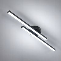 KINKIET LED CZARNY NOWOCZESNY LAMPA ŚCIENNA ŚCIEMNIANA 20W 3000-6500K