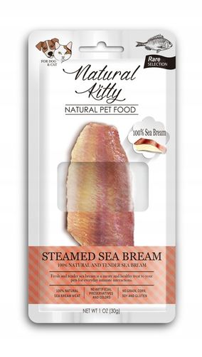 Natural Kitty - Gotowany na parze dorada 6 x 30 g na Arena.pl