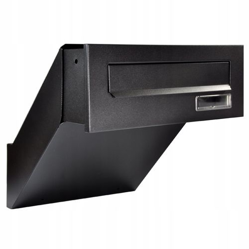 SKRZYNKA NA LISTY PRZELOTOWA DO WMUROWANIA REGULOWANA CZARNY MAT + 3 na Arena.pl