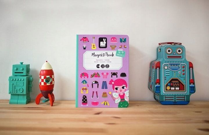 Magnetyczna Układanka Kostiumy Dziewczynka Magnetibook Janod 3+ + GRATIS zdjęcie 13