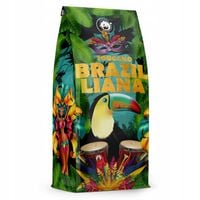 Kawa ziarnista 1kg BRAZILLIANA TOUCANO Świeżo Palona 100% ARABICA + GRATIS