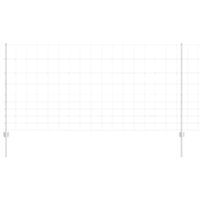 Ogrodzenie z słupkami Srebrny 1.2 x 50 m Stal