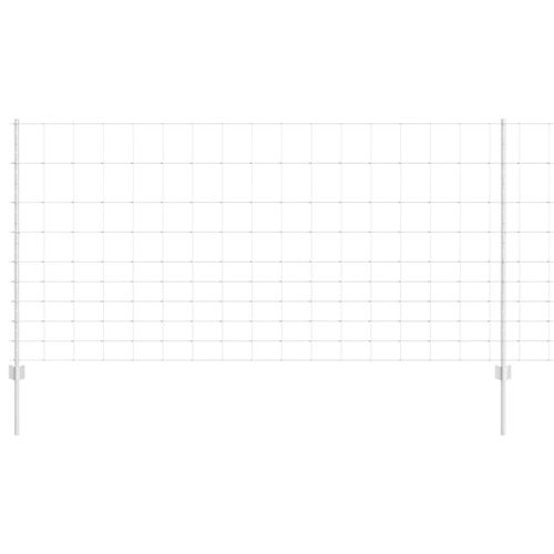 Ogrodzenie z słupkami Srebrny 1.2 x 50 m Stal na Arena.pl