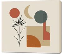 Obraz 100x90cm Słońce, Księżyc i Życie