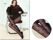 Rajstopy damskie w kropki Encore 20den Fiore Black 4