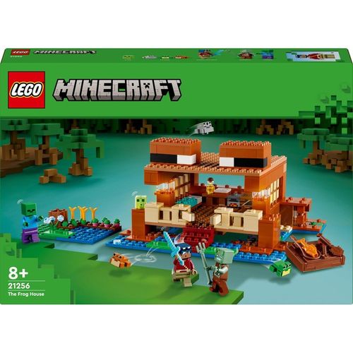 LEGO Minecraft 21256 Dom w Kształcie Żaby Utopiec Bagienny Odkrywca Zombie na Arena.pl