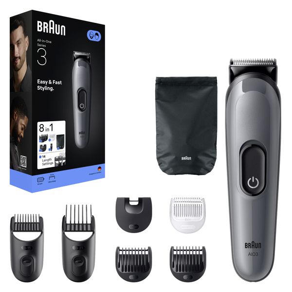 trymer BRAUN AIO3540 Szary zdjęcie 2