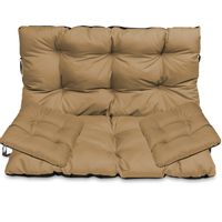 Poduszka na ławkę huśtawkę 100x60x50 +2x45/45 beż