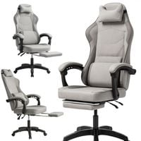 fotel gamingowy obrotowy vector z masażerem podnóżkiem ko48sz