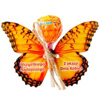 Prezent na Dzień Kobiet Dla Dziewczynek Podkładka Na Lizaka Motyl