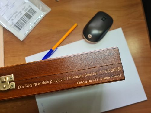 Szachy Drewniane wykonane z Mahoniu i Jawora + WARCABY GRATIS na Arena.pl