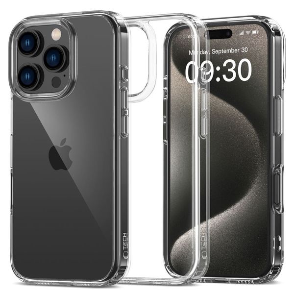 Etui Tech-Protect Flexair Hybrid DO iPhone 16 Pro Max Przezroczyste zdjęcie 1