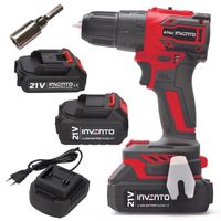 Wiertarka udarowa akumulatorowa 3/8 INVENTO A74U - 2Ah/ 4Ah adapter na bity