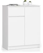 KOMODA K 80 cm 2 DRZWI 1 SZUFLADA BIAŁA