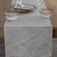 Obrus / bieżnik dekoracyjny ISLA 40x140 Eurofirany srebrny
