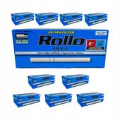 2000 GILZ ROLLO BLUE ULTRA SLIM 6,5mm (10 x 200szt) BIAŁE GILZY PAPIEROSOWE