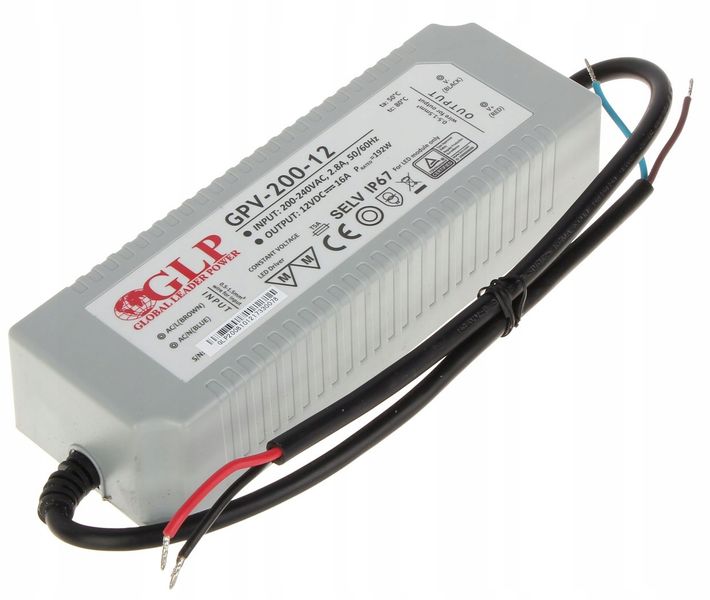 ZASILACZ IMPULSOWY 12V/16A/GPV zdjęcie 2