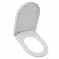 DESKA SEDESOWA WC WOLNOOPADAJĄCA POKRYWA WYPINANA BIAŁA, Typ D