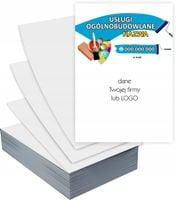 Ulotki A5 5000 szt OGÓLNOBUDOWLANE USŁUGI firmowe + PROJEKT GRATIS