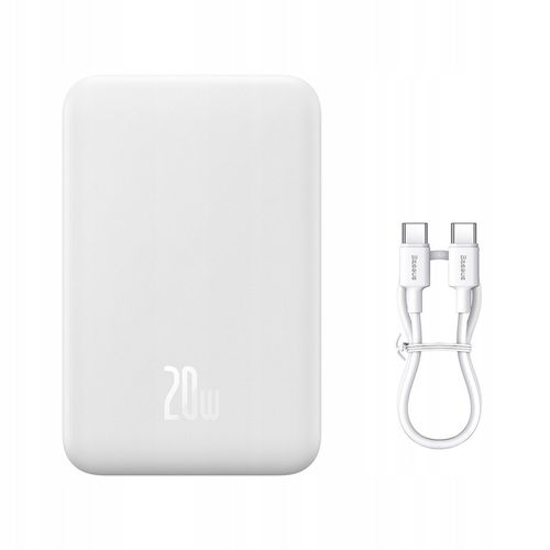 BASEUS POWER BANK 20000mah PD 20W USB-C TYP-C MAGSAFE ŁADOWANIE INDUKCYJNE na Arena.pl