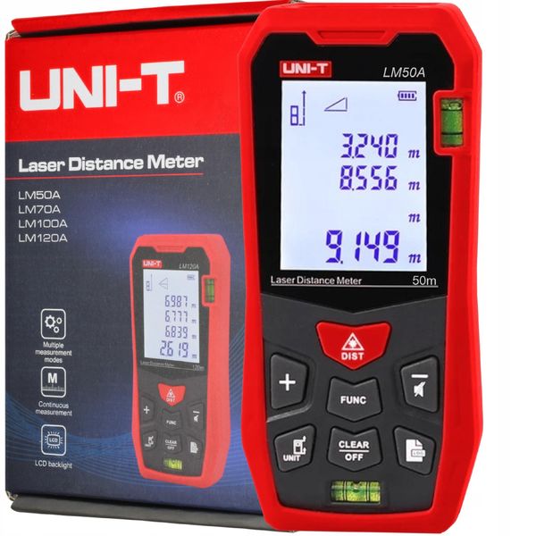 Miernik dystansu Uni-T LM50A zdjęcie 1