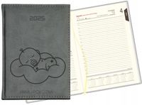 Stylowy kalendarz położnej książkowy A5 2026 grawerowany tygodniowy