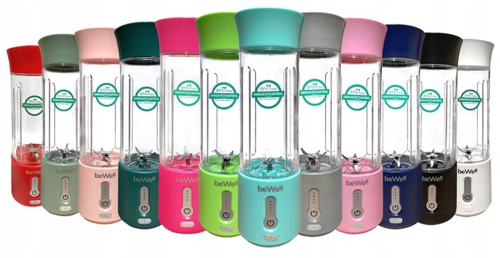 BLENDER KIELICHOWY DO SMOOTHIE I KOKTAJLI RECZNY beWell 500ml BEZPRZEWODOWY zdjęcie 16