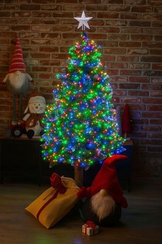 LAMPKI CHOINKOWE 500 LED MULTIKOLOR ŚWIĄTECZNE WEWNĘTRZNE ZEWNĘTRZNE na Arena.pl