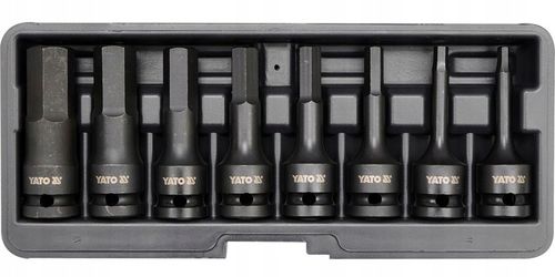 YATO ZESTAW UDAROWE KLUCZE IMBUSOWE TRZPIENIOWE imbusy 1/2" HEX 5-19mm na Arena.pl