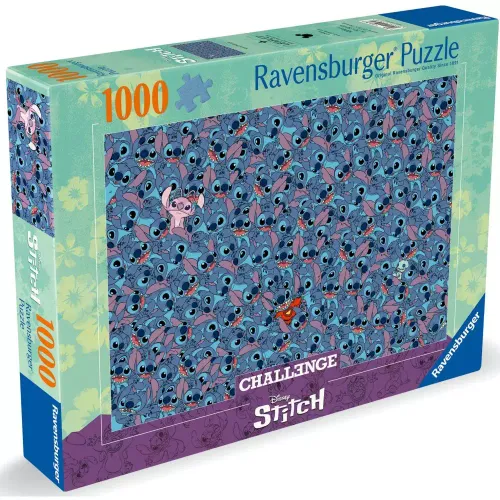 Puzzle 1000 elementów. Challenge. Stitch na Arena.pl
