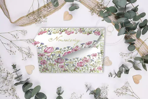 Karnet A5 Ślub Polne Kwiaty na Arena.pl