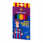 KREDKI OŁÓWK TRÓJKĄT FC BARCELONA - 12 kolor 3398