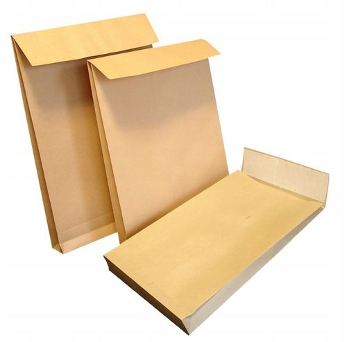 Koperty samoklejące B4 250x353x38 mm brązowe 25szt na Arena.pl