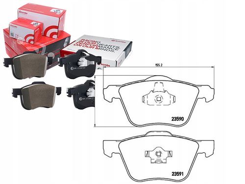 KLOCKI HAM VOLVO XC90 02- BREMBO na Arena.pl