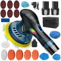 Bezszczotkowa polerka samochodowa 2akumulatorowa polerowanie woskowanie