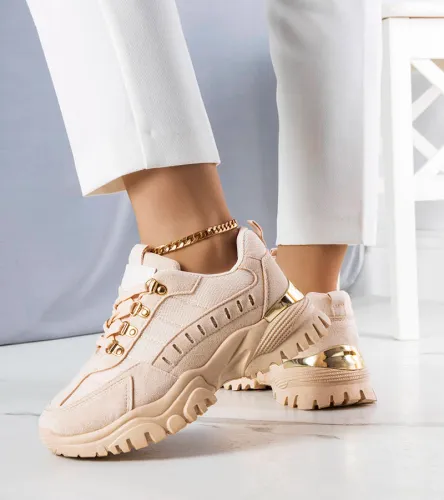 Beżowe sneakersy Mindy 39 na Arena.pl