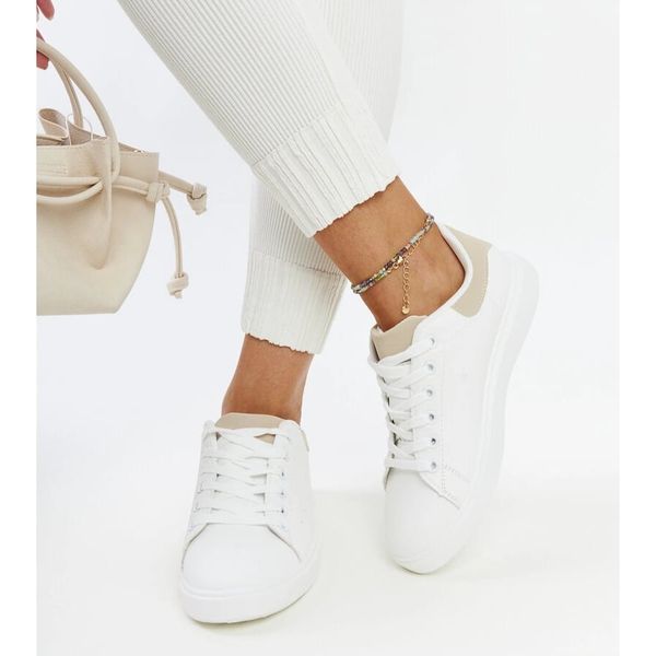 Białe trampki na platformie r.37 zdjęcie 4